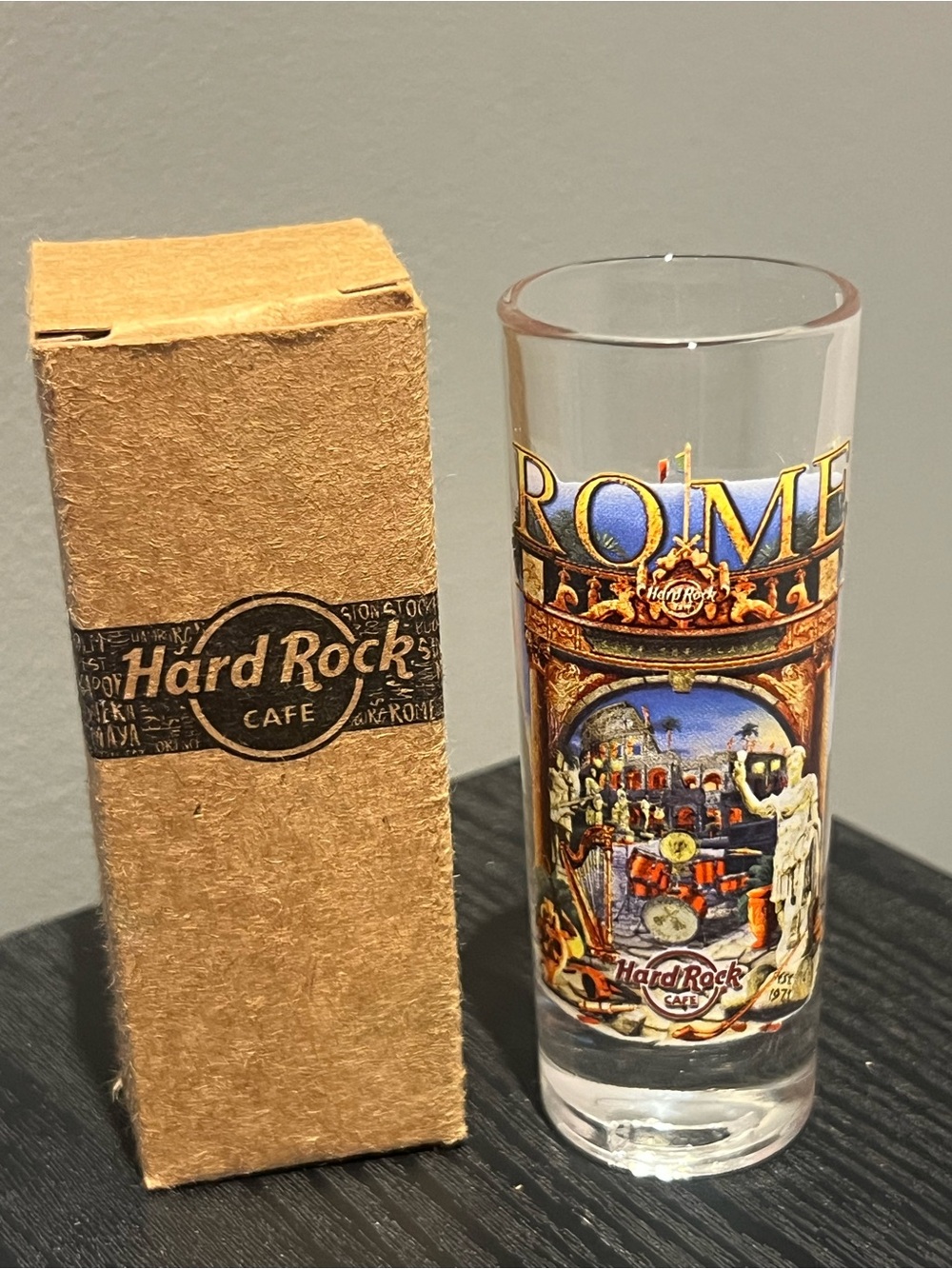 Hard Rock Cafe ROME shot glass